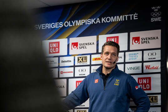 Sam Hallam, head coach of Swedish men's national ice hockey