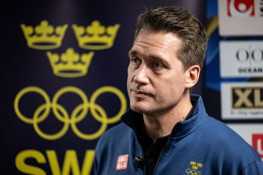 Sam Hallam, head coach of Swedish men's national ice hockey