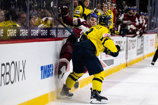 Karlis Flugins of Latvia and Felix Öhrqvist of Sweden