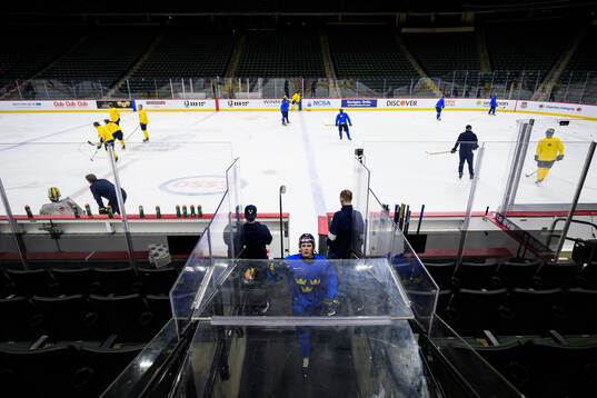 Ivar Stenberg of Sweden at a practice session