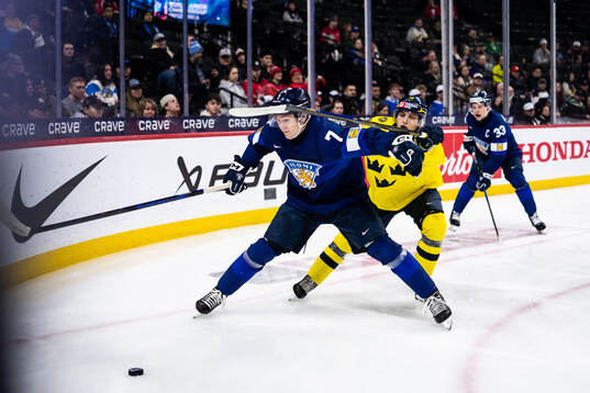 Daniel Nieminen of Finland and Victor Eklund of Sweden