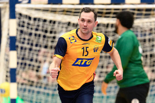 Hampus Wanne of Sweden celebrates