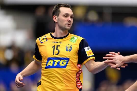 Hampus Wanne of Sweden celebrates