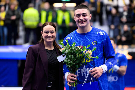 Guilherme Borges Moraes Silva of Brazil is awarded player