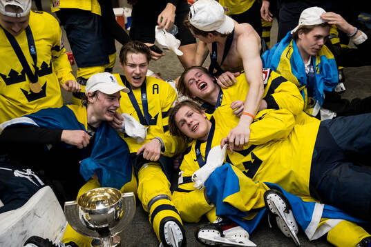 Goaltender Love Härenstam, Leo Sahlin Wallenius, Ivar