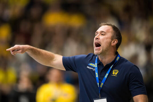 Head coach Michael Apelgren of Sweden