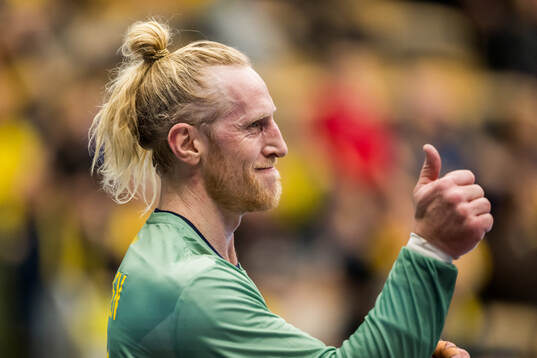 Goalkeeper Mikael Appelgren of Sweden