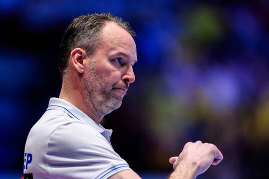 Coach Dagur Sigurdsson of Croatia