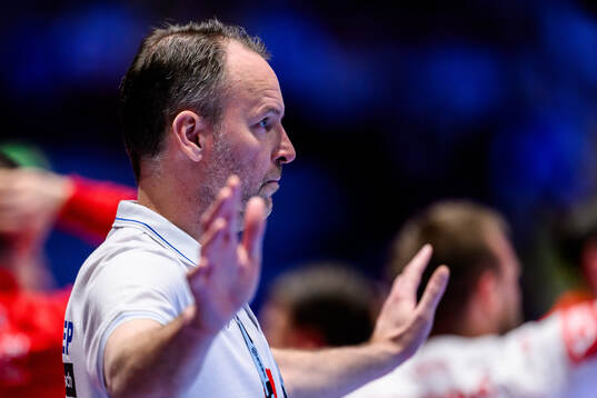Coach Dagur Sigurdsson of Croatia