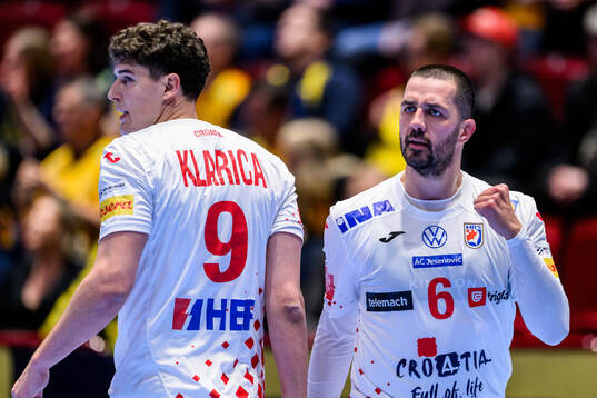 Luka Lovre Klarica and Mario Sostaric of Croatia