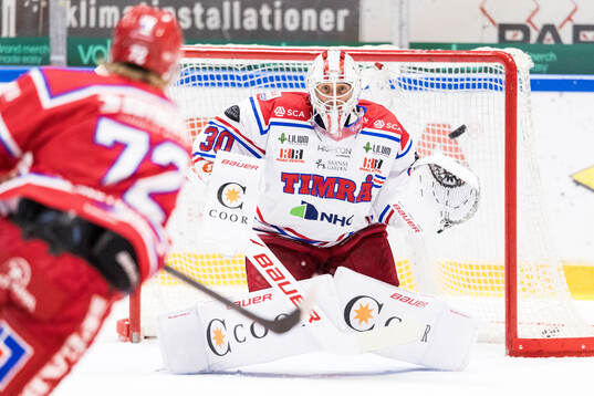 Timrås målvakt Jacob Johansson