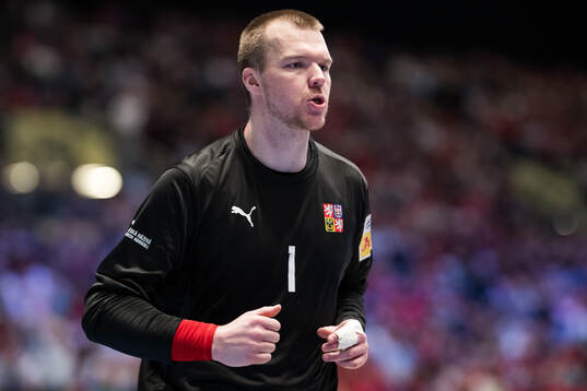 Goalkeeper Tomas Mrkva of Czech Republic