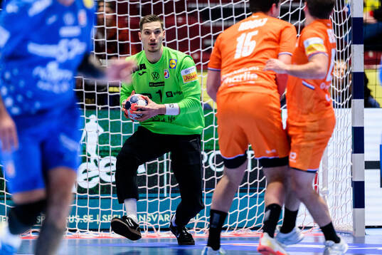 Goalkeeper Dominik Kuzmanovic of Croatia