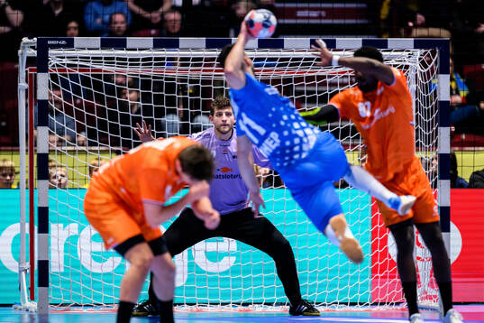 Goalkeeper Matthias Rex Dorgelo of the Netherlands
