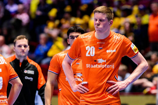 Niels Gerardus Versteijnen of the Netherlands looks dejected