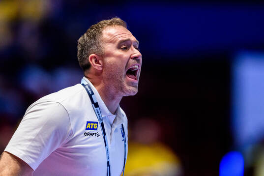 Head coach Michael Apelgren of Sweden