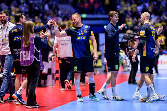 Jim Gottfridsson of Sweden celebrates