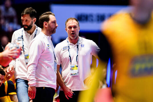 Team manager Tobias Karlsson, Assistant coach Patrik