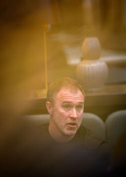 Head coach Michael Apelgren of Sweden at a press meet