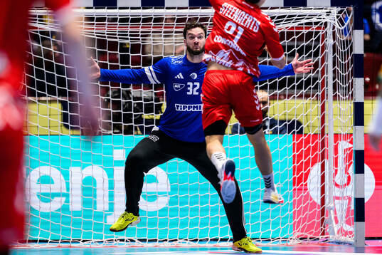 Goalkeeper Kristof Laszlo Palasics of Hungary
