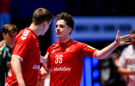 Noam Leopold of Switzerland celebrates