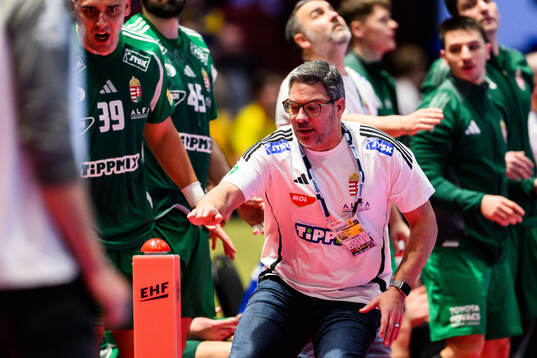 Head coach Jose Maria Rodriguez Vaquero of Hungary