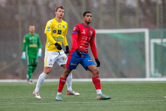 Falkenbergs Noel Hansson och Tvååkers Marcly Tshikupe