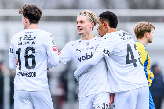 Helsingborgs Alexander Johansson, Leo Hedenberg och Harol