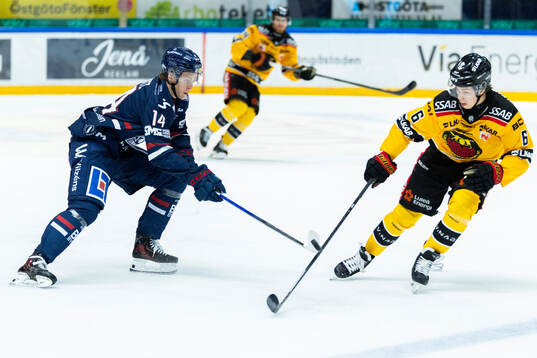 Linköpings Loke Krantz och Luleås Isac Hedqvist