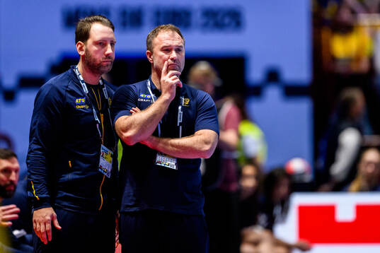 Assistant coach Patrik Fahlgren and Head coach Michael