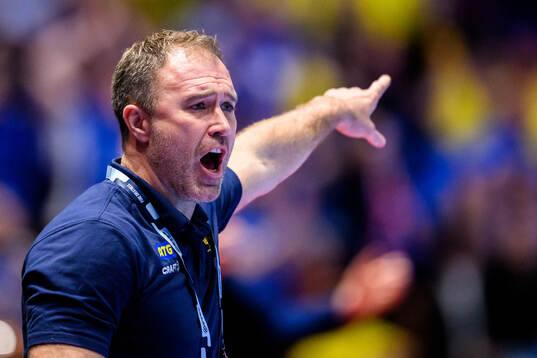 Head coach Michael Apelgren of Sweden