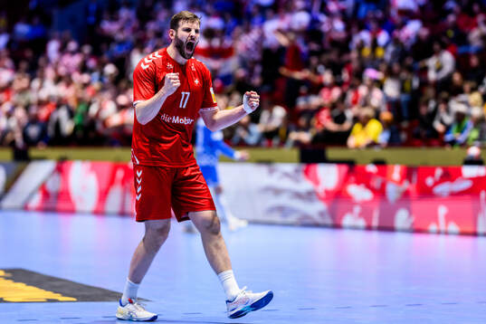 Samuel Rothlisberger of Switzerland celebrates