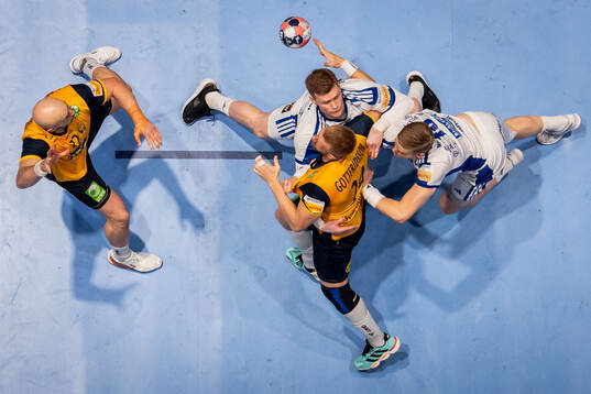 Oscar Bergendahl and Jim Gottfridsson of Sweden against