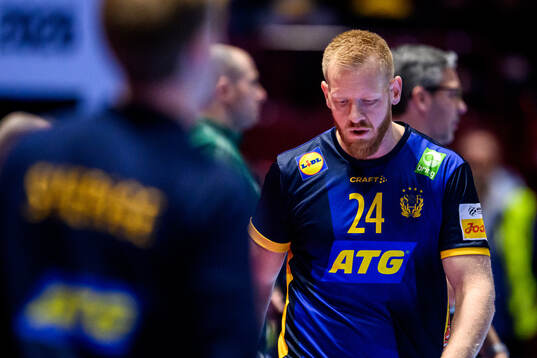 Jim Gottfridsson of Sweden looks dejected