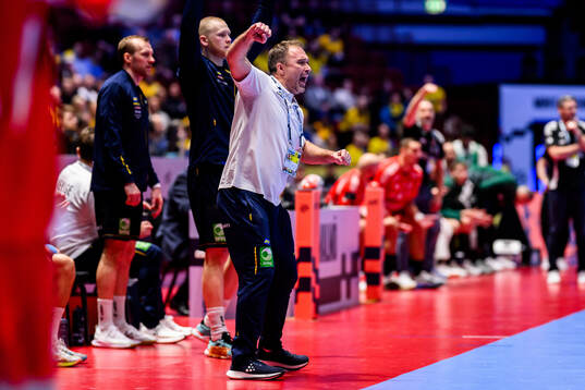 Head coach Michael Apelgren of Sweden