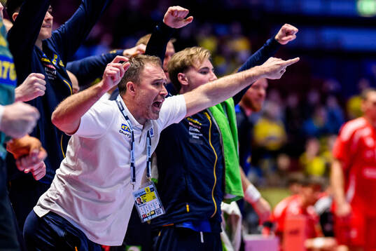 Head coach Michael Apelgren of Sweden