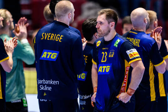 Albin Lagergren of Sweden looks dejected