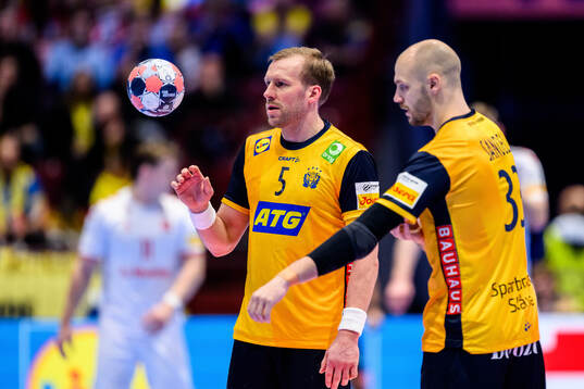 Max Darj and Lukas Sandell of Sweden