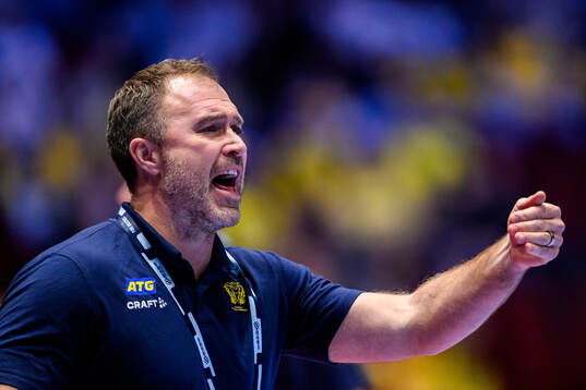 Head coach Michael Apelgren of Sweden