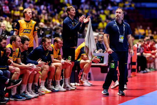 Head coach Michael Apelgren of Sweden