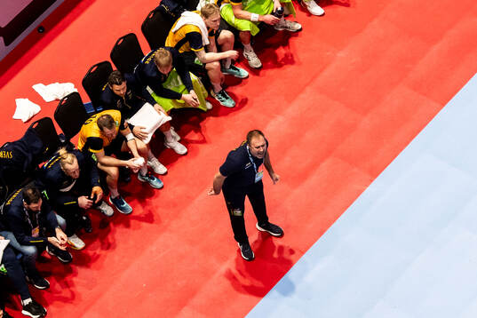 Head coach Michael Apelgren of Sweden