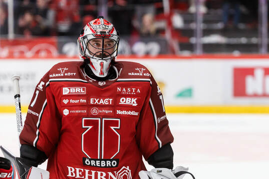 Örebros målvakt Jhonas Enroth deppar