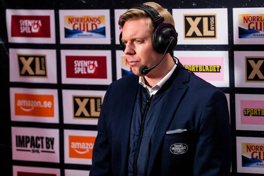 HV71s tränare Anton Blomqvist