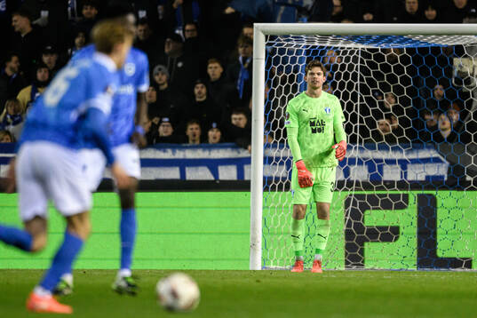 Goalkeeper Melker Ellborg of Malmö FF