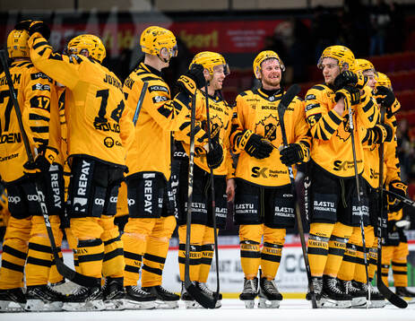Skellefteås spelare jublar