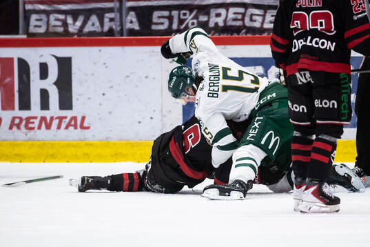 Örebros Filip Berglund och Färjestads Jack Berglund