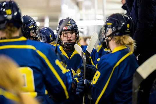 Thea Johansson of Sweden in a women's international