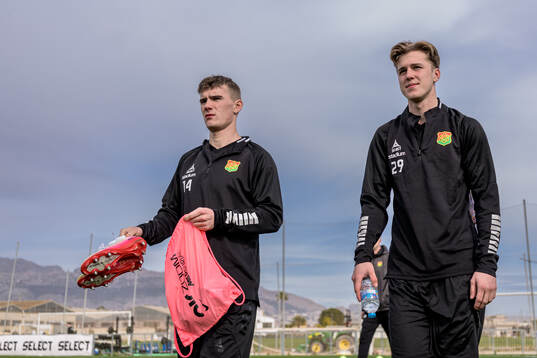 Filip Gustafsson and Daniel Bengtsson of GAIS