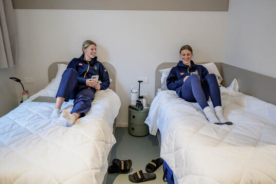 Thea Johansson and Ida Karlsson of the Swedish national