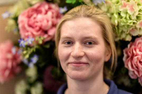 Hilda Svensson poses for a portrait at a press meet with